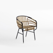 Raphia Rattan Chair