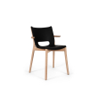 Poêle Monoshell chair with armrests