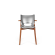 Poêle Monoshell chair with armrests